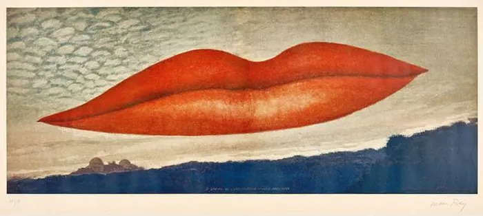 Framed Print : A l'heure de l'observatoire - les amoureux. Museum: © Man Ray Trust Framed Print : A l'heure de l'observatoire - les amoureux. Museum: © Man Ray Trust