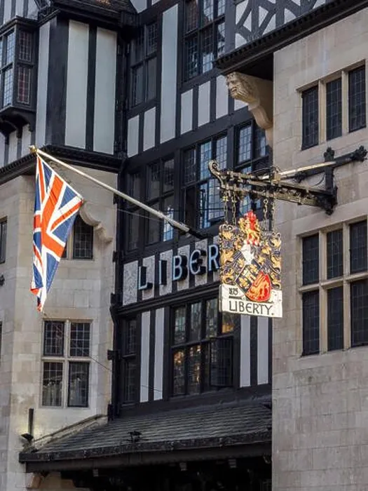 Framed Print : Liberty Sign, Liberty London, London, England, UK, GB Framed Print : Liberty Sign, Liberty London, London, England, UK, GB