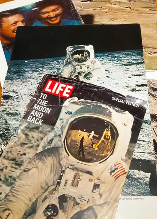 Framed Print : Life Magazine article on America's Moon Landing 1969 Framed Print : Life Magazine article on America's Moon Landing 1969