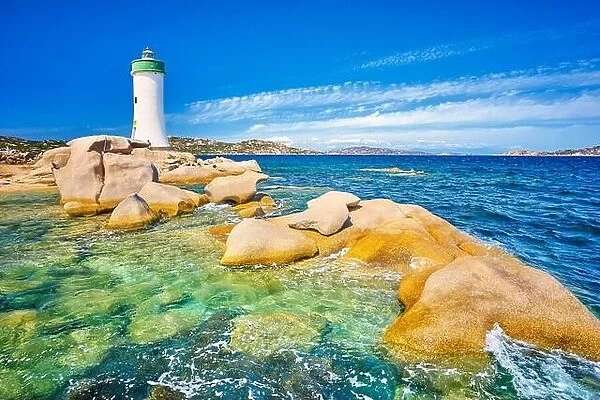Lighthouse, Palau, Costa Smeralda, Sardinia Island, Italy