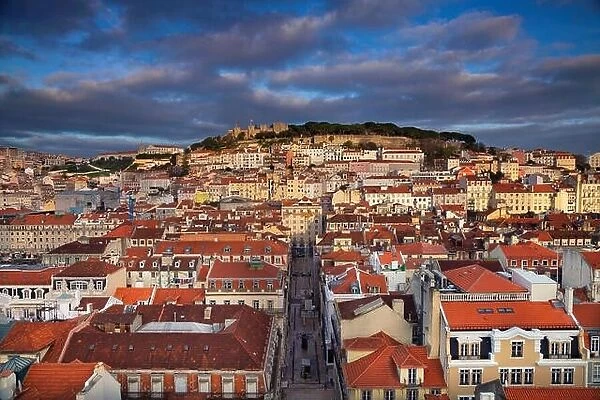 Lisbon. Image of Lisbon, Portugal during golden hour