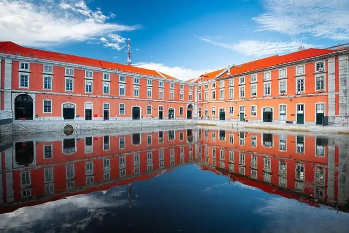 Framed Print : Lisbon, Portugal near the Ministry of National Defense Navy Framed Print : Lisbon, Portugal near the Ministry of National Defense Navy