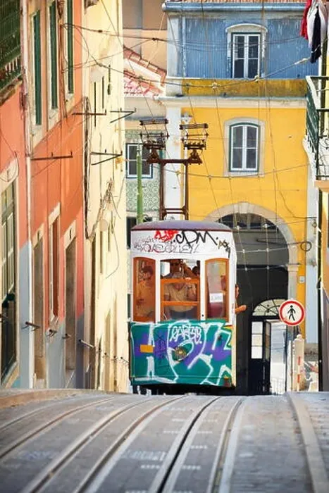 Framed Print : Lisbon Tram, Elevador da Bica Portugal Framed Print : Lisbon Tram, Elevador da Bica Portugal