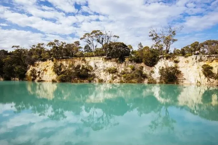 Framed Print : Little Blue Lake in Tasmania Australia Framed Print : Little Blue Lake in Tasmania Australia