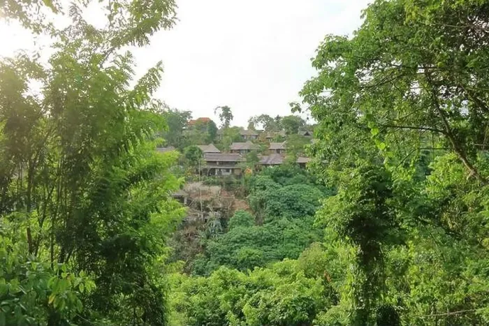 Framed Print : living houses in green surrounding at Campuhan Ridge Walk near Ubud, Bali in Indonesia Framed Print : living houses in green surrounding at Campuhan Ridge Walk near Ubud, Bali in Indonesia