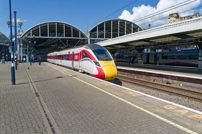 Framed Print : LNER Azuma train at Newcastle Station Framed Print : LNER Azuma train at Newcastle Station
