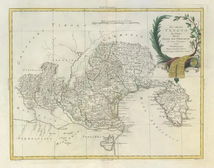 Framed Print : 'Lo Stato Veneto da Terra…'. Venice Friuli-Venezia-Giulia Istria. ZATTA 1784 map Framed Print : 'Lo Stato Veneto da Terra…'. Venice Friuli-Venezia-Giulia Istria. ZATTA 1784 map