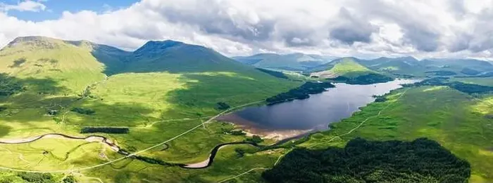 Framed Print : Loch Tulla and Beinn Dorain from a drone, Glen Coe, Highlands, Scotland, UK Framed Print : Loch Tulla and Beinn Dorain from a drone, Glen Coe, Highlands, Scotland, UK