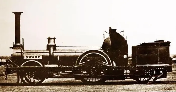 Framed Print : Locomotive Dwarf built by George England & Co. Hatcham Iron Works, New Cross, Surrey Framed Print : Locomotive Dwarf built by George England & Co. Hatcham Iron Works, New Cross, Surrey