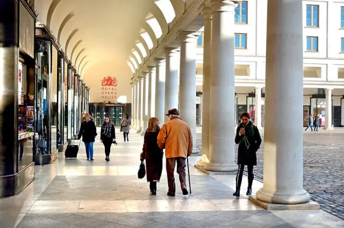 Framed Print : London, England, UK. Entrance to the Royal Opera House under an arcade in Covent Garden Framed Print : London, England, UK. Entrance to the Royal Opera House under an arcade in Covent Garden