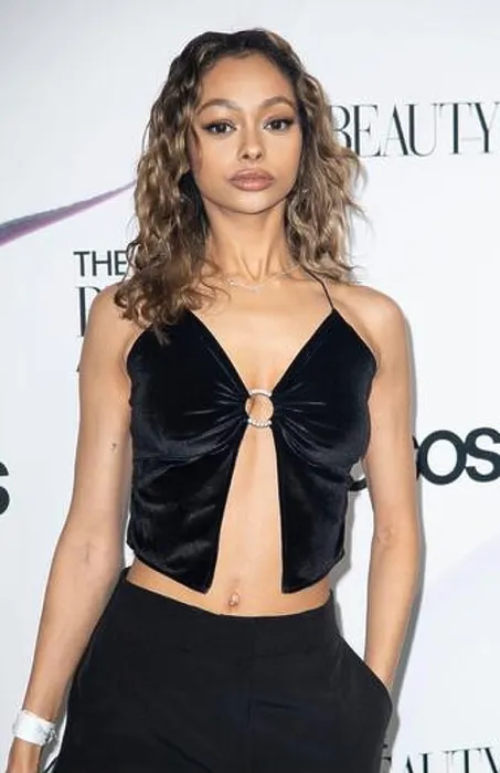 Framed Print : London, UK. Jayde Pierce at the Beauty Awards 2022 with ASOS Framed Print : London, UK. Jayde Pierce at the Beauty Awards 2022 with ASOS