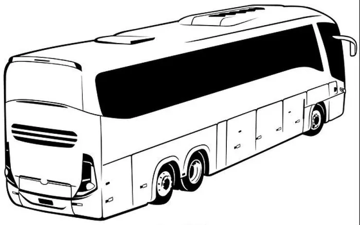 Framed Print : Long-distance Bus Framed Print : Long-distance Bus
