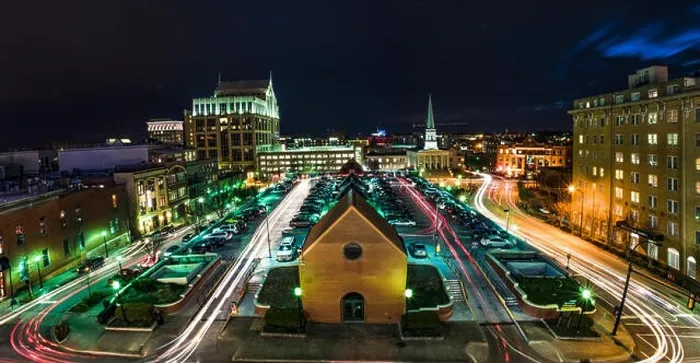 Framed Print : Long Exposure of the Downtown Greenville, South Carolina, USA Skyline at Night Framed Print : Long Exposure of the Downtown Greenville, South Carolina, USA Skyline at Night