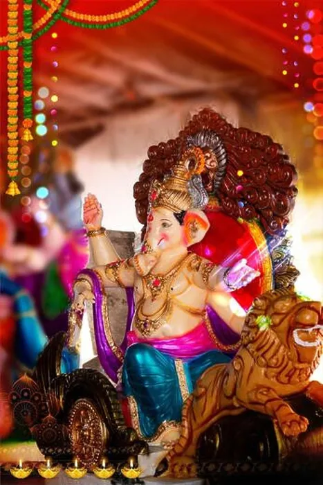 Framed Print : Lord Ganpati idol statue for Happy Ganesh Chaturthi festival of India Framed Print : Lord Ganpati idol statue for Happy Ganesh Chaturthi festival of India