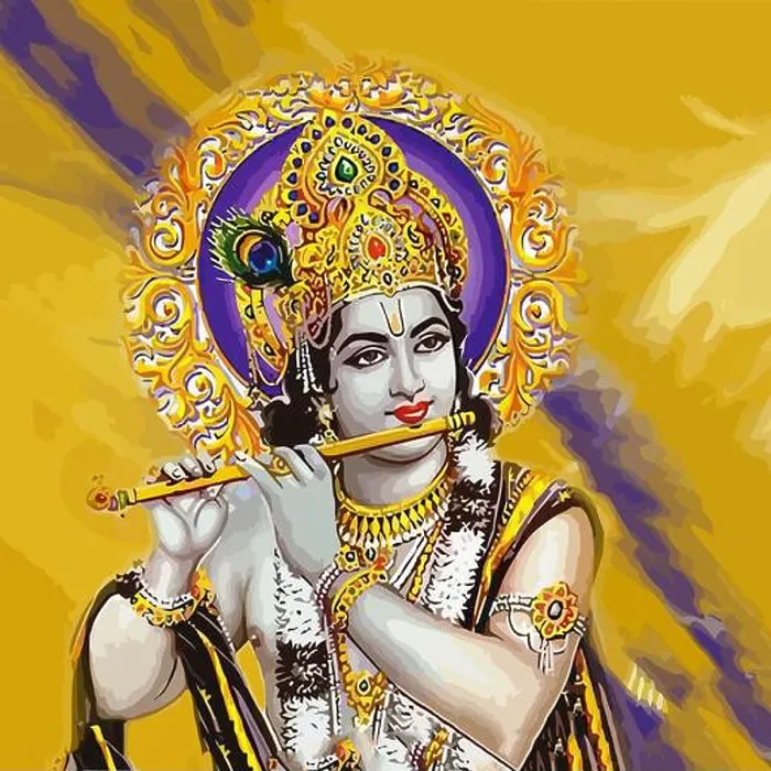 Framed Print : lord Vishnu krishna festival music flute hinduism culture mythology illustration Framed Print : lord Vishnu krishna festival music flute hinduism culture mythology illustration