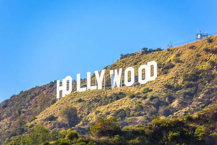Framed Print : LOS ANGELES - FEBRUARY 29, 2016: The Hollywood sign on Mt. Lee. The iconic sign was originally created in 1923 Framed Print : LOS ANGELES - FEBRUARY 29, 2016: The Hollywood sign on Mt. Lee. The iconic sign was originally created in 1923