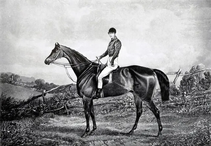 Framed Print : LOTTERY. Winner of the First Grand National in 1839 from the book Heroes Framed Print : LOTTERY. Winner of the First Grand National in 1839 from the book Heroes