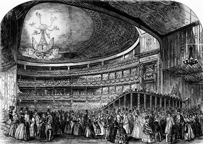 Framed Print : Louis Antoine Jullien conducting a Promenade Concert at Drury Lane Theatre Framed Print : Louis Antoine Jullien conducting a Promenade Concert at Drury Lane Theatre