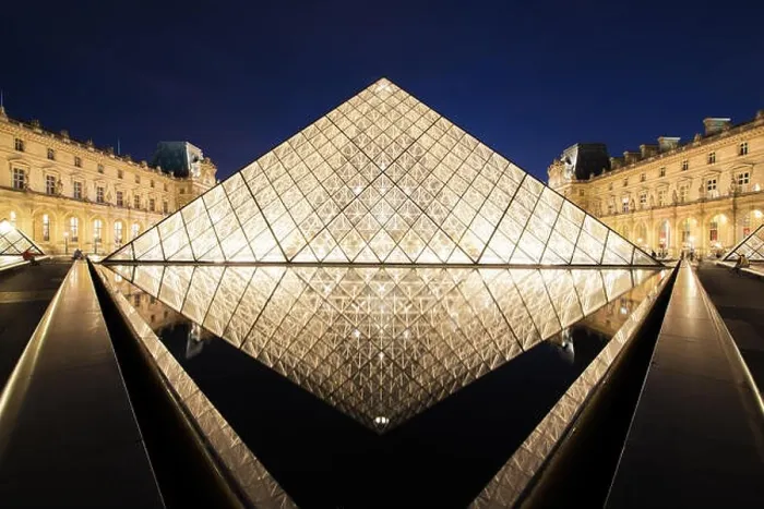 Framed Print : The Louvre Museum is one of the world's largest museums and a historic monument. A central landmark of Paris, France Framed Print : The Louvre Museum is one of the world's largest museums and a historic monument. A central landmark of Paris, France