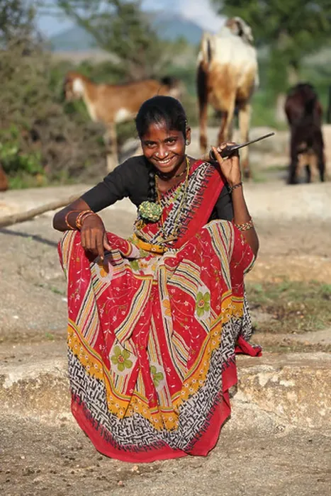 Framed Print : Lower caste woman Andhra Pradesh South India Framed Print : Lower caste woman Andhra Pradesh South India