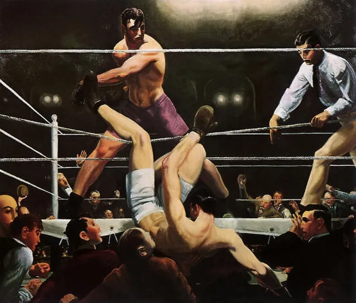 Framed Print : Luis Angel Firpo knocking Jack Dempsey out of Ring Framed Print : Luis Angel Firpo knocking Jack Dempsey out of Ring