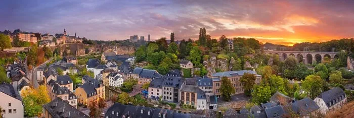 Framed Print : Luxembourg City, Luxembourg. Panoramic cityscape image of old town Luxembourg City skyline during beautiful sunrise Framed Print : Luxembourg City, Luxembourg. Panoramic cityscape image of old town Luxembourg City skyline during beautiful sunrise