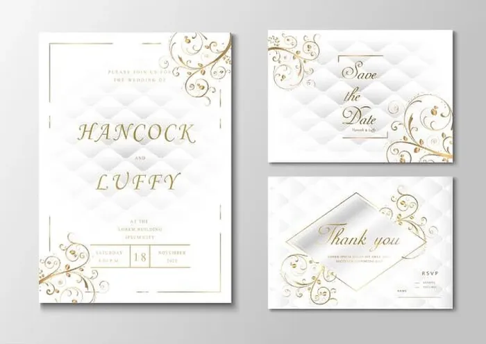 Framed Print : Luxury wedding invitation card template Framed Print : Luxury wedding invitation card template