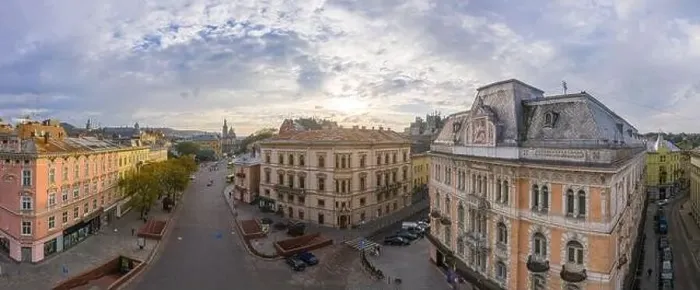 Framed Print : Lviv, Ukraine - August, 2020: Aerial view on Lviv from drone Framed Print : Lviv, Ukraine - August, 2020: Aerial view on Lviv from drone