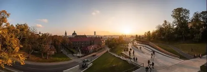 Framed Print : Lviv, Ukraine - February 20, 2021: Aerial view on Memorial of Heavenly Hundred Heroes, Lviv, Ukraine from drone Framed Print : Lviv, Ukraine - February 20, 2021: Aerial view on Memorial of Heavenly Hundred Heroes, Lviv, Ukraine from drone