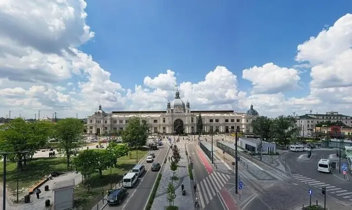 Framed Print : Lviv, Ukraine - July 1, 2021: View on railway station in lviv from drone Framed Print : Lviv, Ukraine - July 1, 2021: View on railway station in lviv from drone