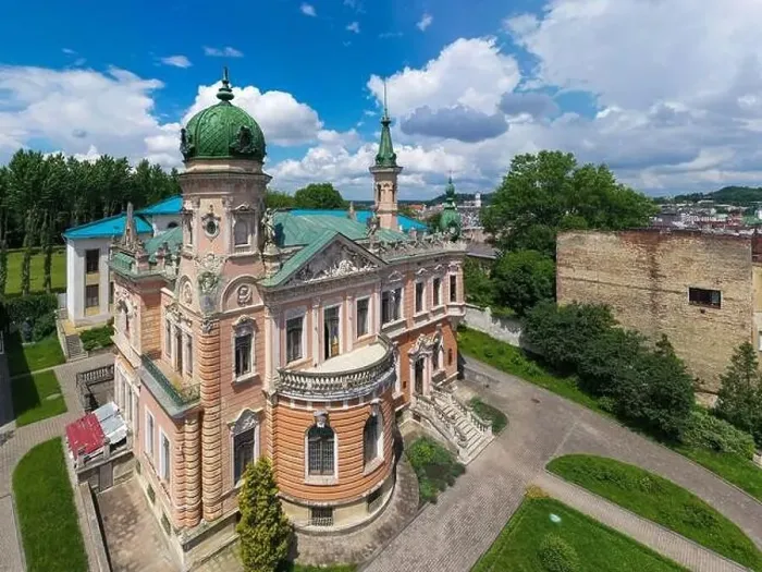 Framed Print : Lviv, Ukraine - June, 2020:Aerial view on Lviv National Museum from drone. Dunikovsky palace Framed Print : Lviv, Ukraine - June, 2020:Aerial view on Lviv National Museum from drone. Dunikovsky palace