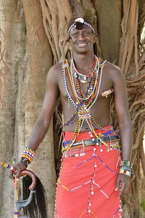 Framed Print : Maasai warrior wearing traditional dress, near Enkutoto, Masai Mara, Rift Valley Province, Kenya Framed Print : Maasai warrior wearing traditional dress, near Enkutoto, Masai Mara, Rift Valley Province, Kenya