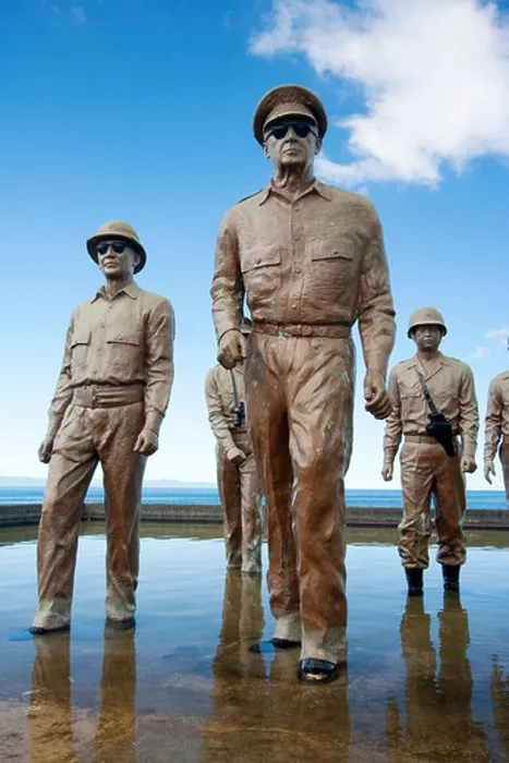 Framed Print : The MacArthur Landing Memorial Park in Palo, Leyte, the Philippines Framed Print : The MacArthur Landing Memorial Park in Palo, Leyte, the Philippines