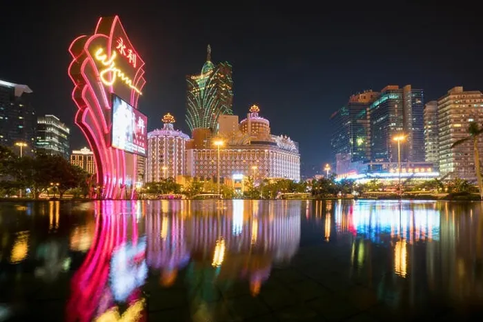 Framed Print : Macau, China - October 14, 2017 : Night view of Macau (Macao). The Grand Lisboa is the tallest building in Macau (Macao) and the most distinctive part Framed Print : Macau, China - October 14, 2017 : Night view of Macau (Macao). The Grand Lisboa is the tallest building in Macau (Macao) and the most distinctive part