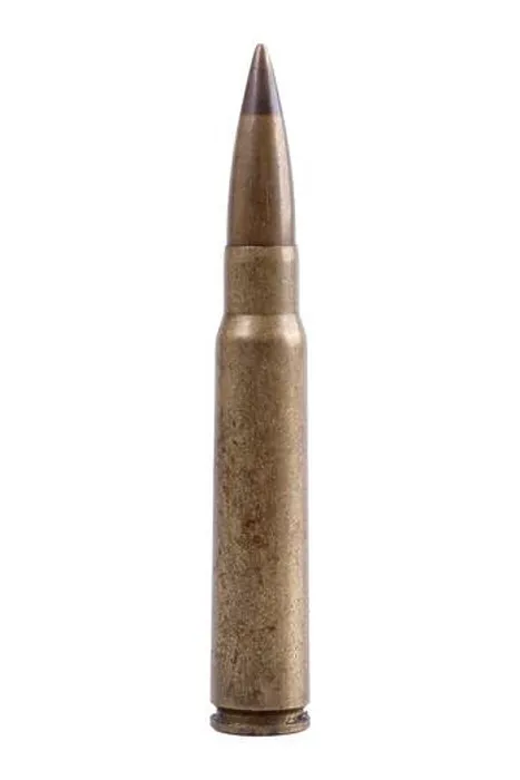 Framed Print : Machine gun bullet on a white background Framed Print : Machine gun bullet on a white background