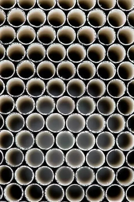 Framed Print : Macro shot of black drinking straws from end on Framed Print : Macro shot of black drinking straws from end on