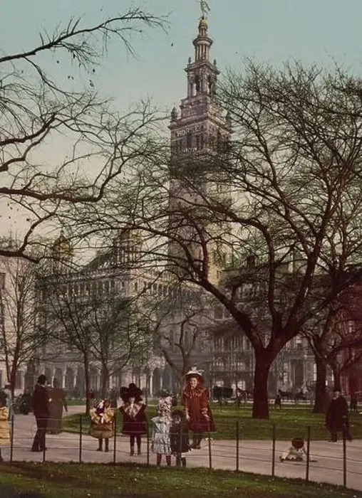 Framed Print : Madison Square Garden, New York City 1901 Framed Print : Madison Square Garden, New York City 1901