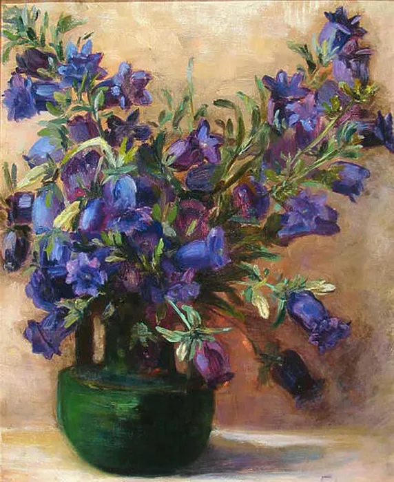 Framed Print : Maggie Laubser's Still Life Flowers in Vase (1909–1913) Framed Print : Maggie Laubser's Still Life Flowers in Vase (1909–1913)