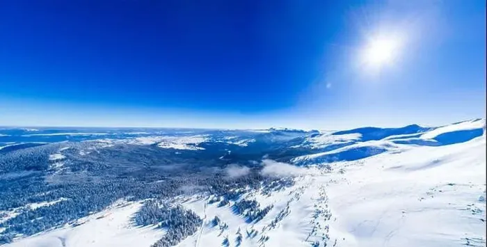 Framed Print : Magical panorama of a beautiful hill in the mountains covered by snow on the ski slope on a sunny day with a clear blue Framed Print : Magical panorama of a beautiful hill in the mountains covered by snow on the ski slope on a sunny day with a clear blue