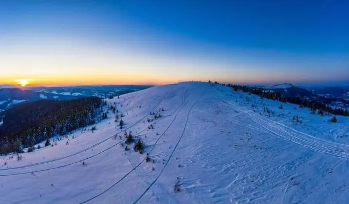 Framed Print : Magical winter panorama of beautiful snowy slopes Framed Print : Magical winter panorama of beautiful snowy slopes