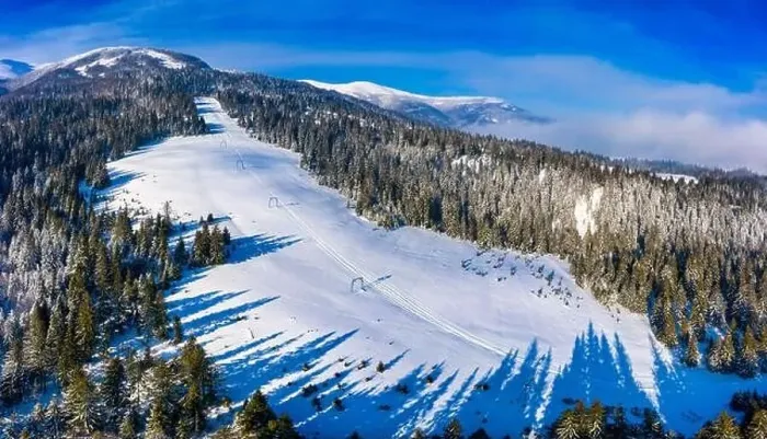 Framed Print : Magical winter panorama of beautiful snowy slopes Framed Print : Magical winter panorama of beautiful snowy slopes