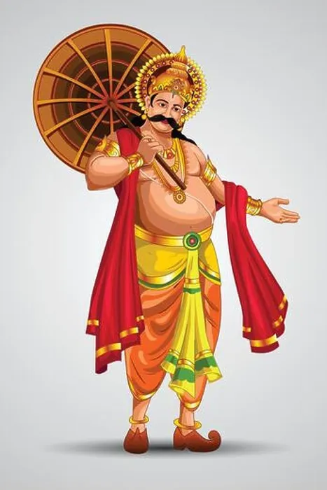 Framed Print : mahabali or maveli, Kerala old king. he is coming for every year onam celebration
