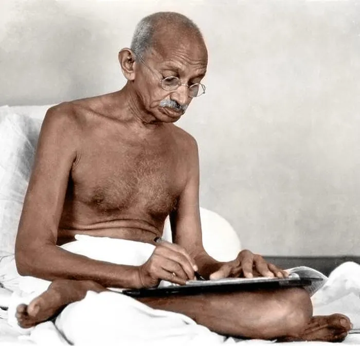 Framed Print : Mahatma gandhi writing at birla house, mumbai, maharashtra, india, asia, 1942 Framed Print : Mahatma gandhi writing at birla house, mumbai, maharashtra, india, asia, 1942