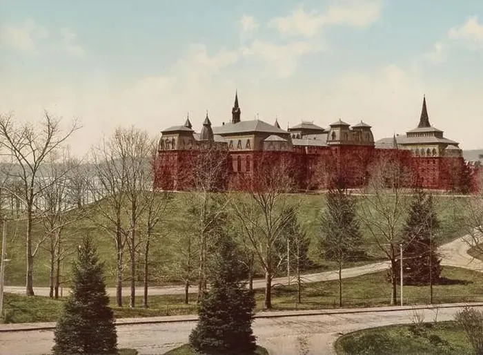 Framed Print : The Main building, Wellesley College, Wellesley, Norfolk County, Massachusetts 1901 Framed Print : The Main building, Wellesley College, Wellesley, Norfolk County, Massachusetts 1901