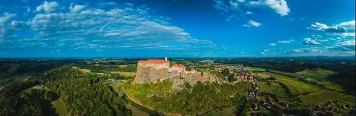 Framed Print : The Majestic Fortress of Riegersburg: A Bird's Eye View: Burg Riegersburg Framed Print : The Majestic Fortress of Riegersburg: A Bird's Eye View: Burg Riegersburg