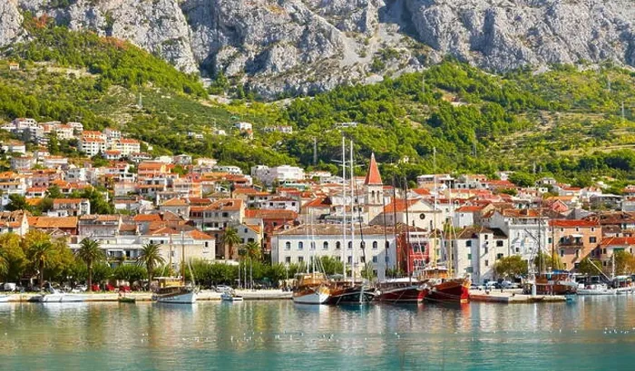 Framed Print : Makarska village, Makarska Riviera - Croatia Framed Print : Makarska village, Makarska Riviera - Croatia