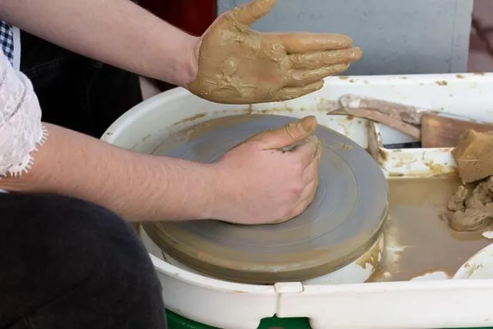 Framed Print : Making A Clay Pot Framed Print : Making A Clay Pot