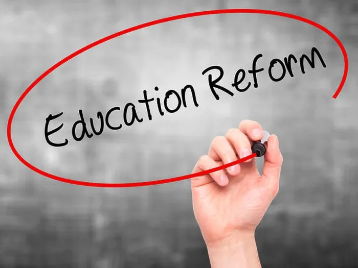 Framed Print : Man Hand writing Education Reform with black marker on visual screen Framed Print : Man Hand writing Education Reform with black marker on visual screen