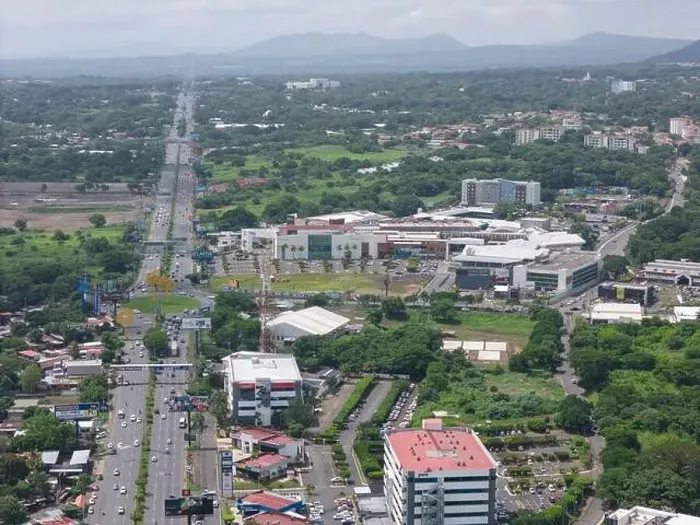 Framed Print : Managua, Nicaragua - August 16, 2024: Highway road to Masaya in Managua aerial drone view Framed Print : Managua, Nicaragua - August 16, 2024: Highway road to Masaya in Managua aerial drone view