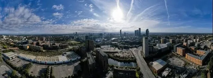 Framed Print : Manchester City Centre Drone Aerial View Above Building Work Skyline Construction Blue Sky Summer Beetham Tower Framed Print : Manchester City Centre Drone Aerial View Above Building Work Skyline Construction Blue Sky Summer Beetham Tower